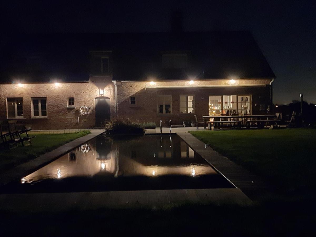 B & B Victors Hof, Met Zwemvijver In Landelijke Setting Lievegem Exteriér fotografie