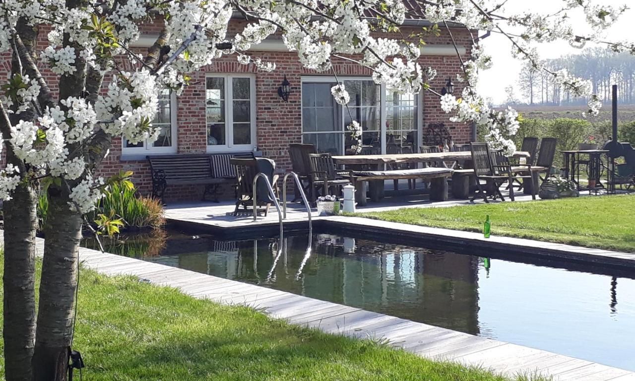 B & B Victors Hof, Met Zwemvijver In Landelijke Setting Lievegem Exteriér fotografie